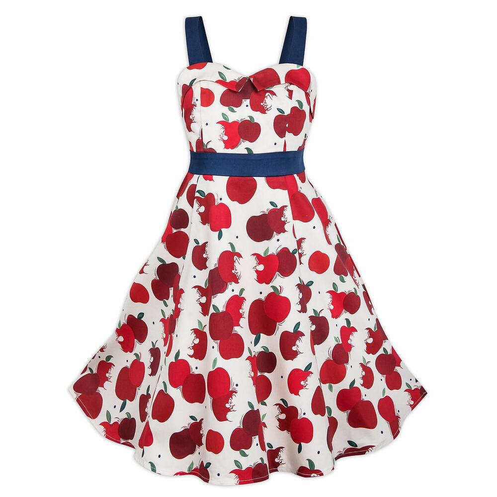 Disney Parks Dress Shop Snow White Poison Apple Retro Fit Flare Dapper Dress 1X